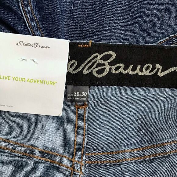 Eddie Bauer NWT Flex Comfort Regular Fit Jeans Men 32 x 32 *Pls See Description* - Picture 8 of 10